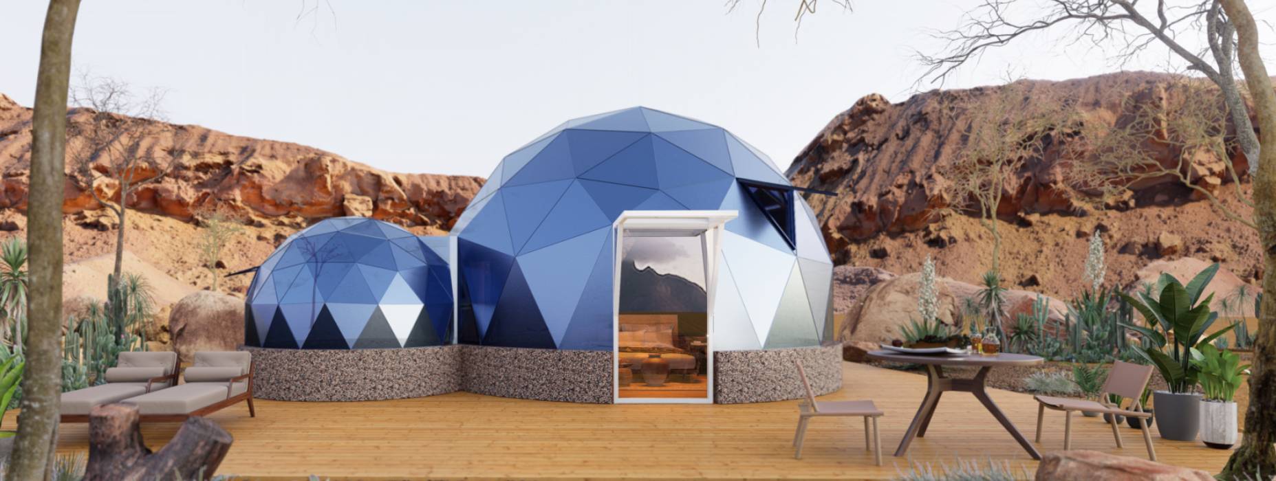 宁县球形智能光伏玻璃星空房